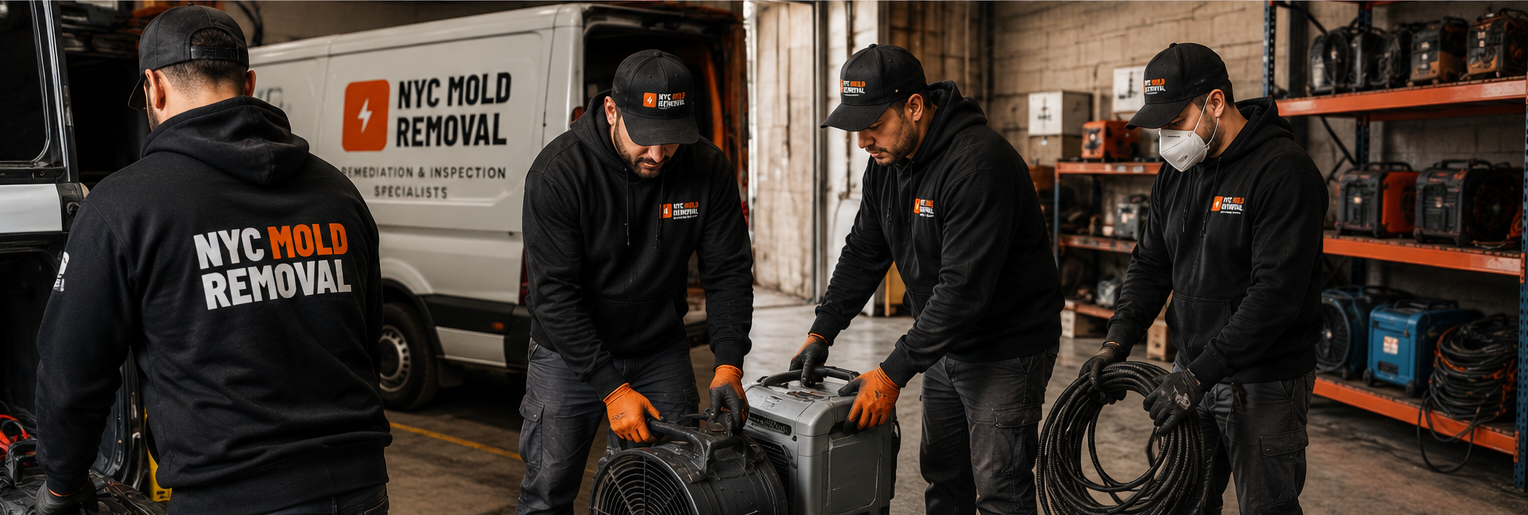 NYC mold removal team ready to respond